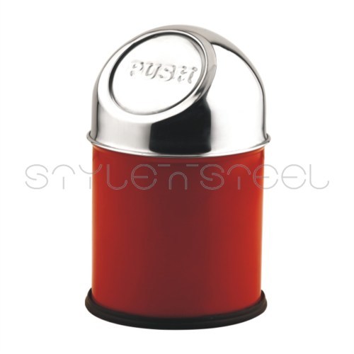 Colored Push Bin