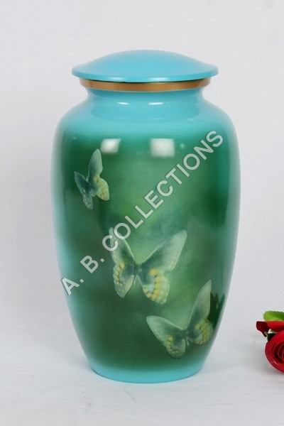 Coated Classic Butterfly Urn