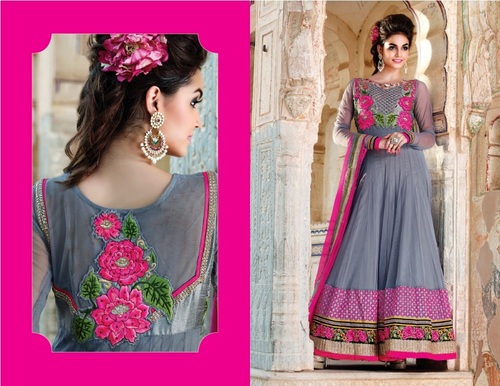 Luxurious Divine Semi Stitched Dress