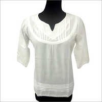 White Designer Western Shirt