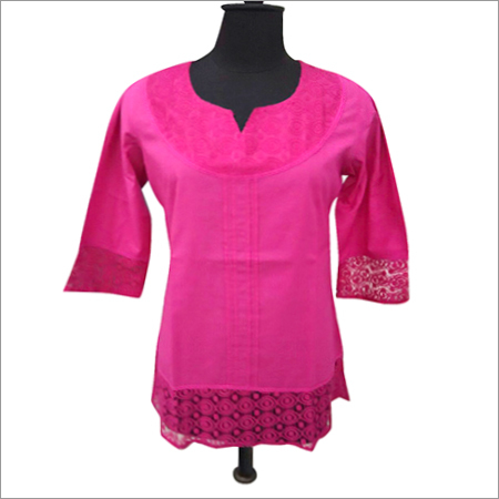 Ladies Western Dresses - Cotton Blend, Customized Sizes M/L/XL, All Color Options | Smooth Texture, Easy to Wash, Fine Finish, Perfect Fitting, Short Sleeves