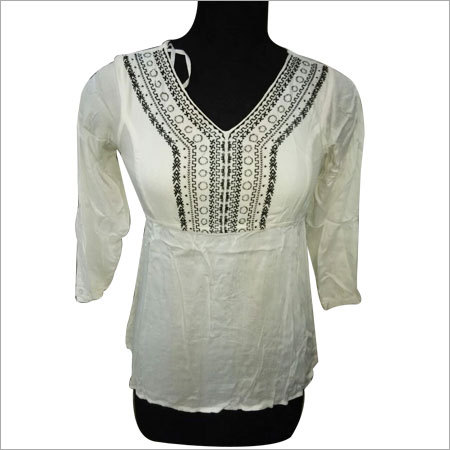 All Colors Available. Ladies Embroidered Tops