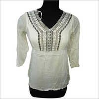 All Colors Available. Ladies Embroidered Tops