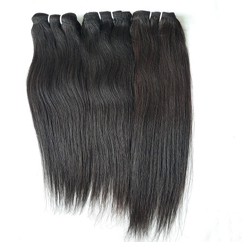 Single Drawn Silky Straight Virgin Human Hair