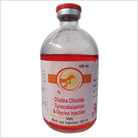 Tablets Veterinary Choline Cynocobalamine & Glycine Injection