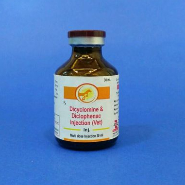 Tablets Veterinary Dicyclomine And Diclophenac Injection