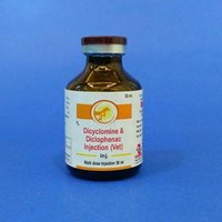 Veterinary Dicyclomine and Diclophenac Injection