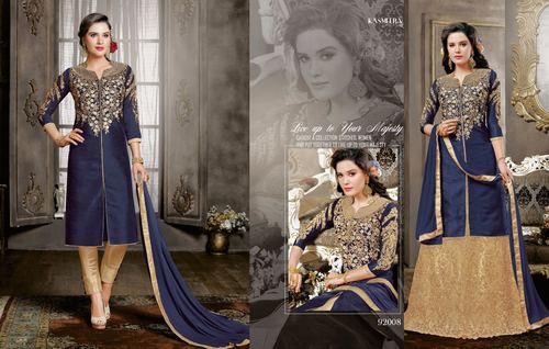 Multi Anarkali Embroidered Salwar Kameez