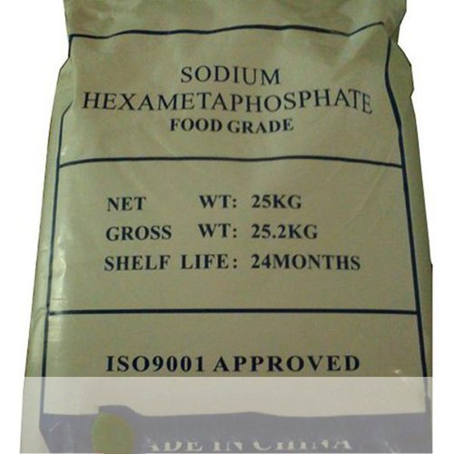 High Quality Sodium Hexametaphosphate Food Grade - White Powder 68% Total Phosphate 7.5% Max Inactive Phosphate | ISO 9001 Approved Food Grade 25kg Bag 24 Months Shelf Life