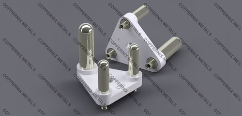 Brass 3 Pin Plastic Insert