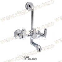 Chrome Plated 2 In 1 Wall Mixer