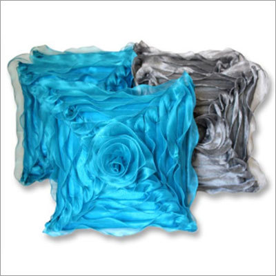Tissue Flower Cushion Cover