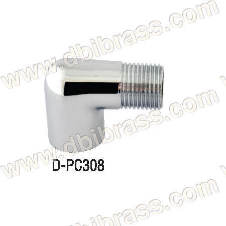 Brass Male Female CP Finish Elbow