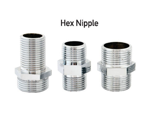 Brass Hex Nipple