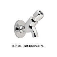 Brass Push Bib Cock Eco