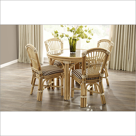Online Cane Dining Table Set