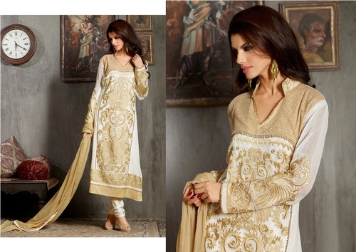 Divine Semi-Stitched Dress