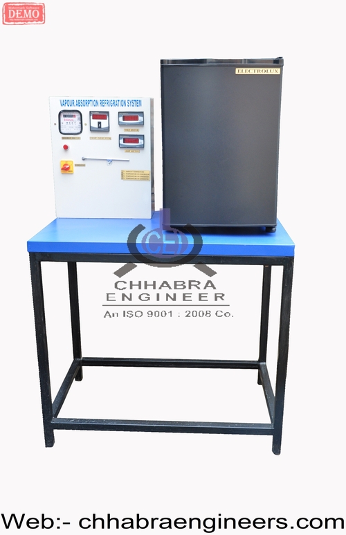 Blue And Black Vapour Absorption Refrigeration System