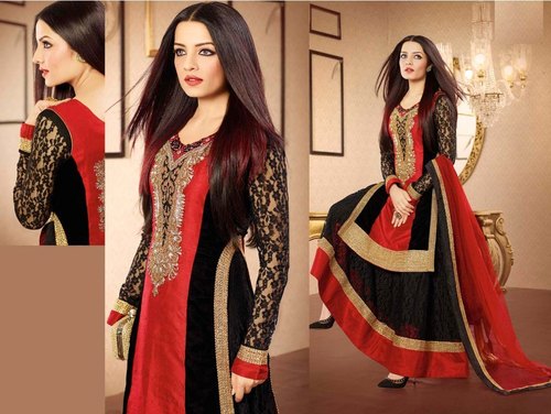 Designer Semi Stitched Dress