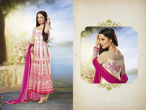 Designer Semi Stitched Dress