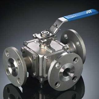 Actuated 3 Way Ball Valve
