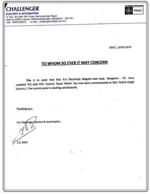 Challenger Electric & Automation