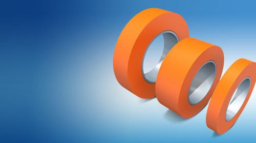 Orange Tefl0n Self Adhesive Tape