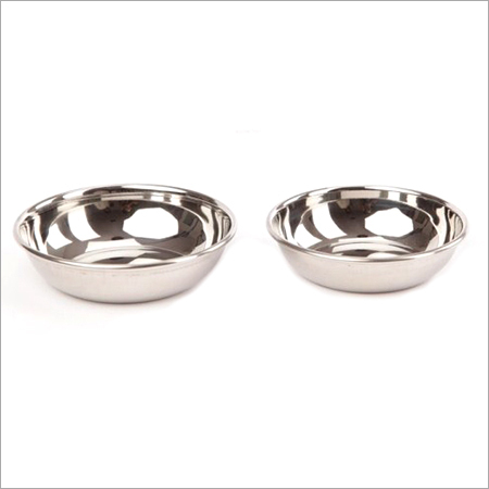 Steel Deep Halwa Plate