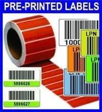 Pre-printed Labels - Durable Self-adhesive Stickers, Moisture Proof | Multicolor Options In Square And Rectangular Shapes, Various Sizes
