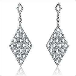 Hanging Diamond Earring