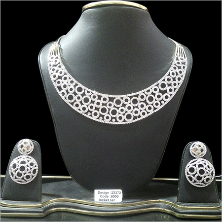 Diamond Locket Set