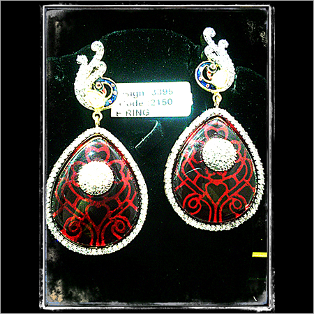 American Diamond Designer Earring