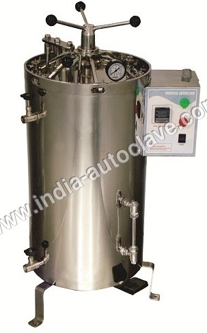 316L Stainless Steel Vertical Autoclave - Chamber Size: 400 Mm Diameter X 900 Mm Height