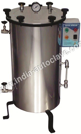 Wing Nut Locking Vertical Autoclave