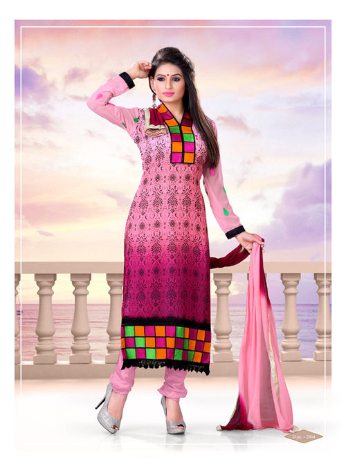 Pink Fancy Desinger Party Wear Salwar Kamiz Suit