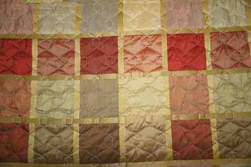 5113 SATIN CORAL CHECKS