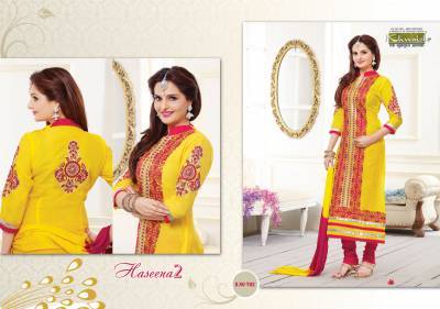 Cotton Churidaar Fancy Dress Material
