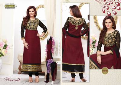 Designer long cotton churidaar salwar