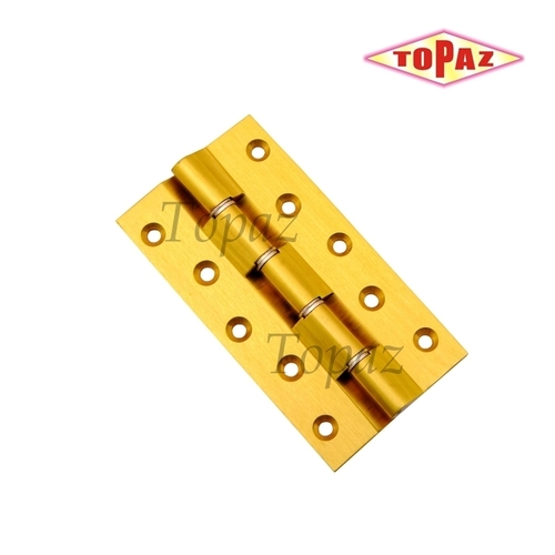 Gold Solid Brass Lock Washer Railway Hinges