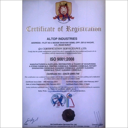 An ISO 9001 : 2008 Certified Company