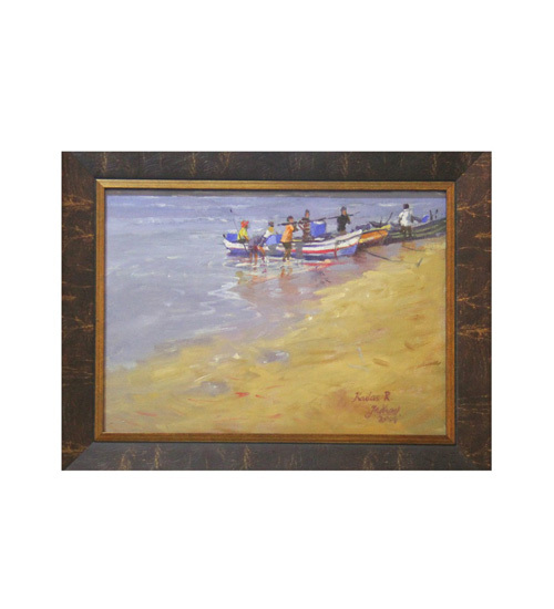 Fishermen Painting