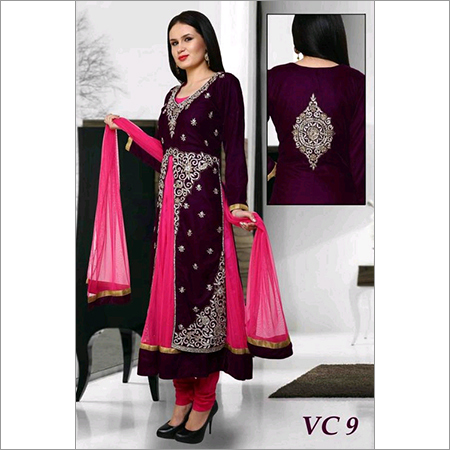 Velvet Suit and Sharara