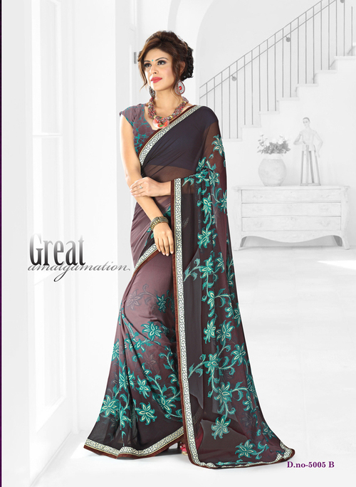 Fancy Border Sarees KHAWISH