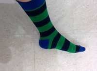 Neon Striped Socks