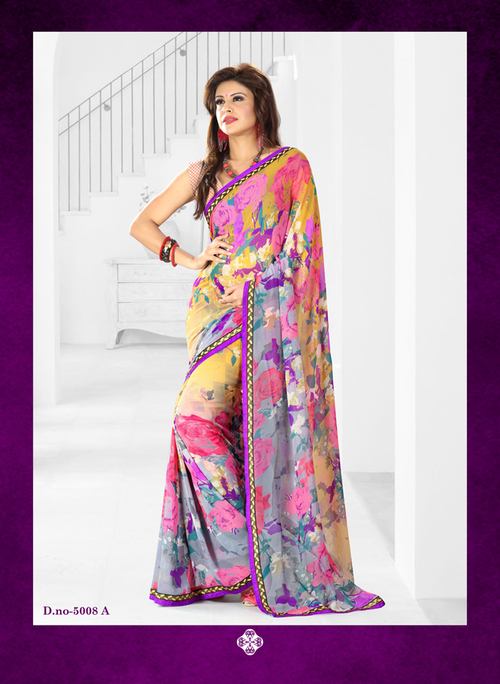 Fancy Border Sarees KHAWISH