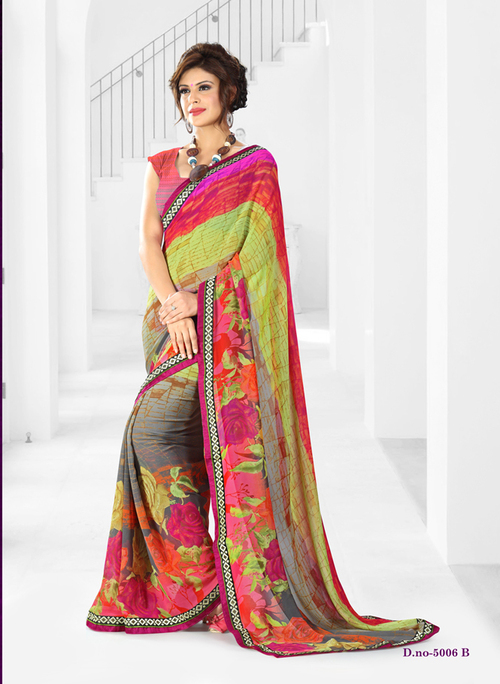 Fancy Border Sarees KHAWISH