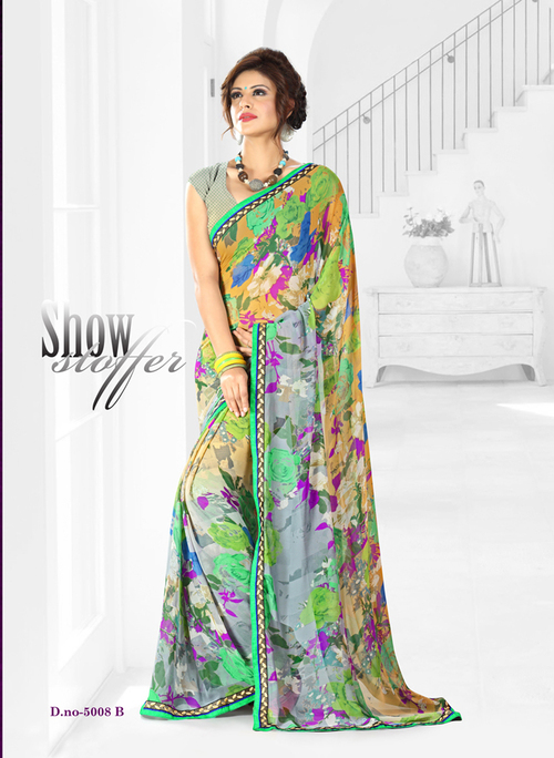 PRINTED FANCY PARTYWEAR SAREES ONLINE SALES