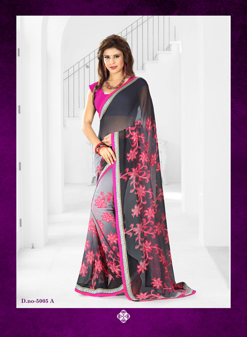 Fancy Border Sarees KHAWISH