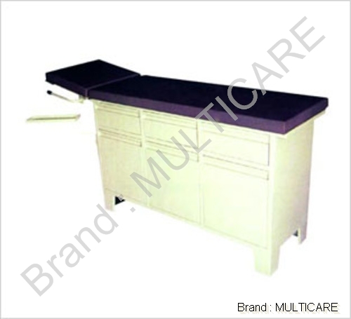 Examination Couch With Cabinet & Drawers