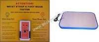 Esd Footwear Tester - Plastic Body, 135x70x25 Mm Dimensions | Accurate Result Indications With Dual Color Led 